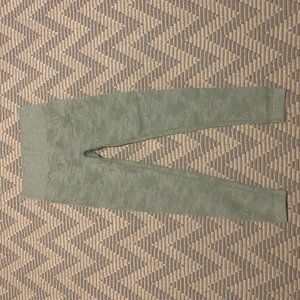 Gymshark Green Camo Workout Pants, Medium